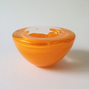 KOSTA BODA 5” votive holder Anna Ehrner Designed Atoll Rare Color